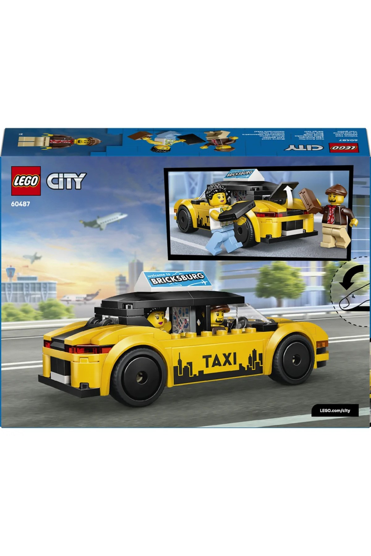 LEGO City Sarı Taksi 60487-Lego