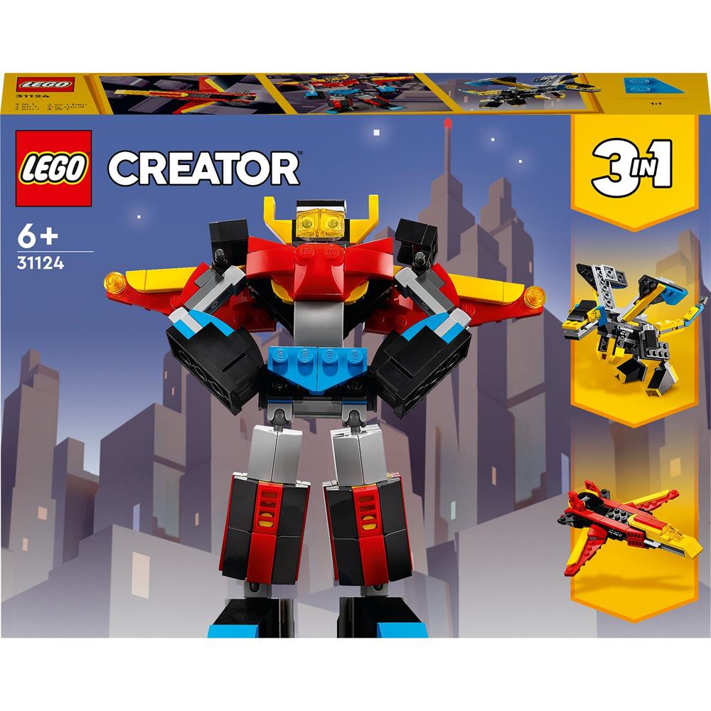 Lego Creator 3'ü 1 Arada Süper Robot 31124-Lego