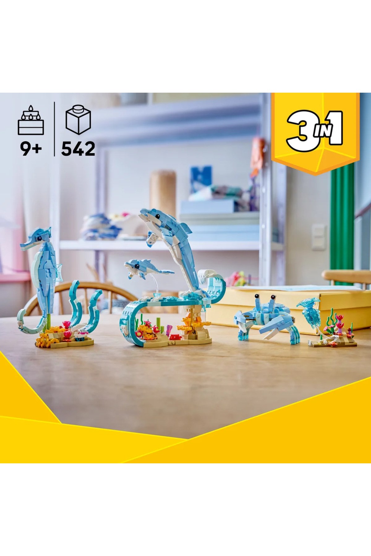 LEGO Creator Deniz Hayvanları: Güzel Yunuslar 31385-Lego
