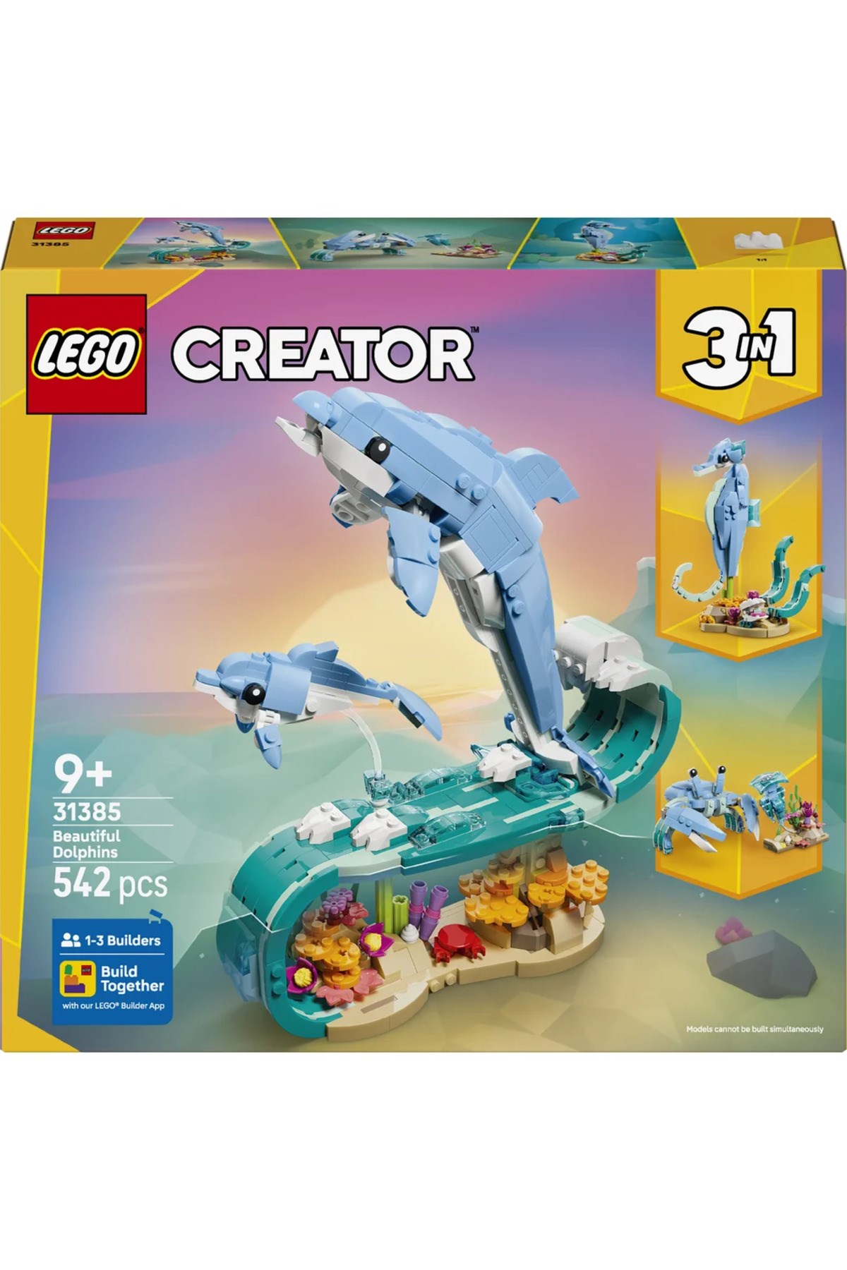 LEGO Creator Deniz Hayvanları: Güzel Yunuslar 31385-Lego