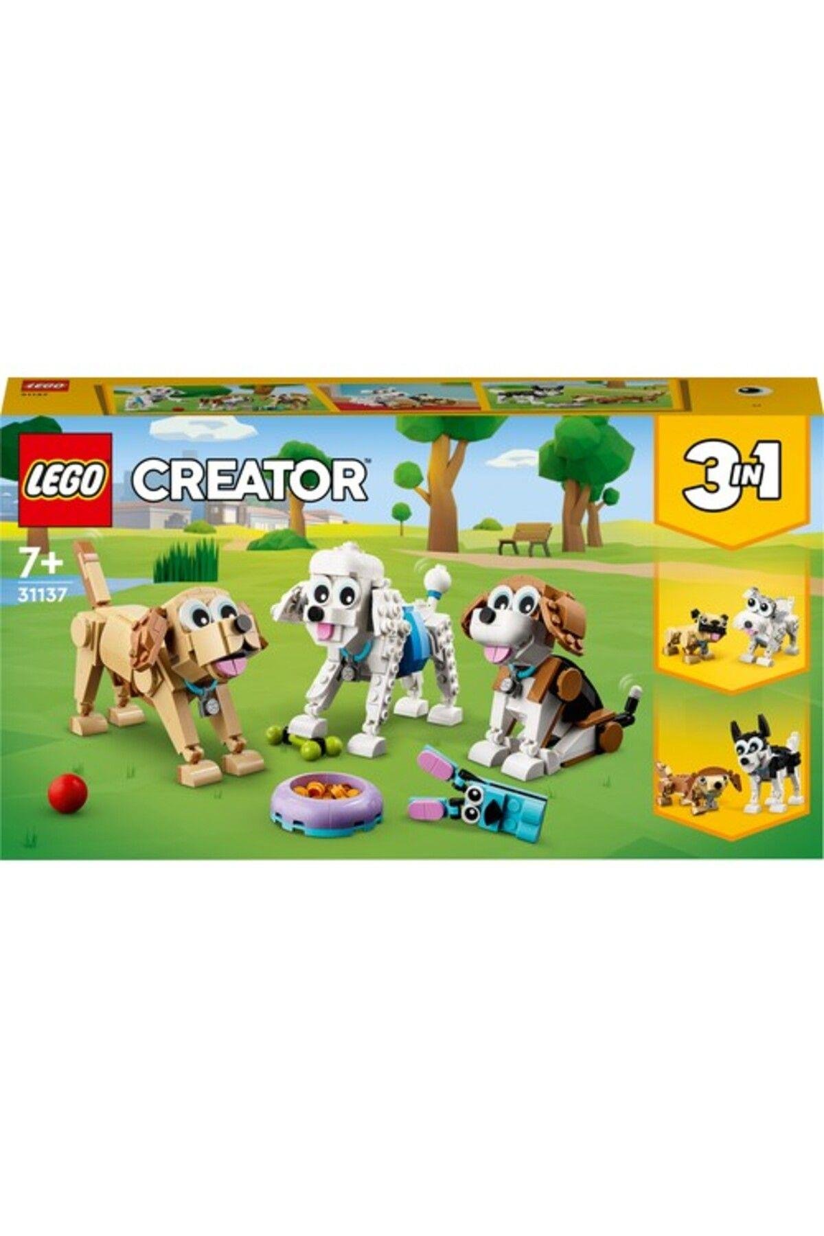 LEGO ® Creator Sevimli Köpekler 31137 - 7 Yaş ve Üzeri Çocuklar için Oyuncak Yapım Seti (475 Parça)-Lego