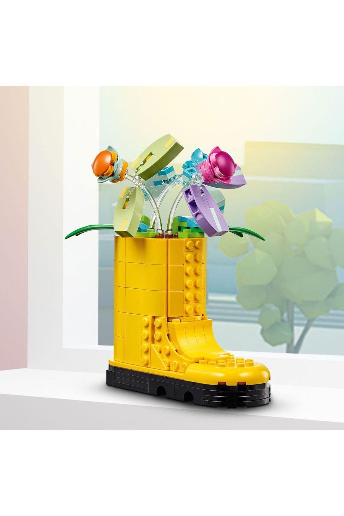 LEGO ® Creator Sulama Kabında Çiçekler 31149 -  3’ü 1 Arada Yaratıcı Oyuncak Yapım Seti (420 Parça)-Lego