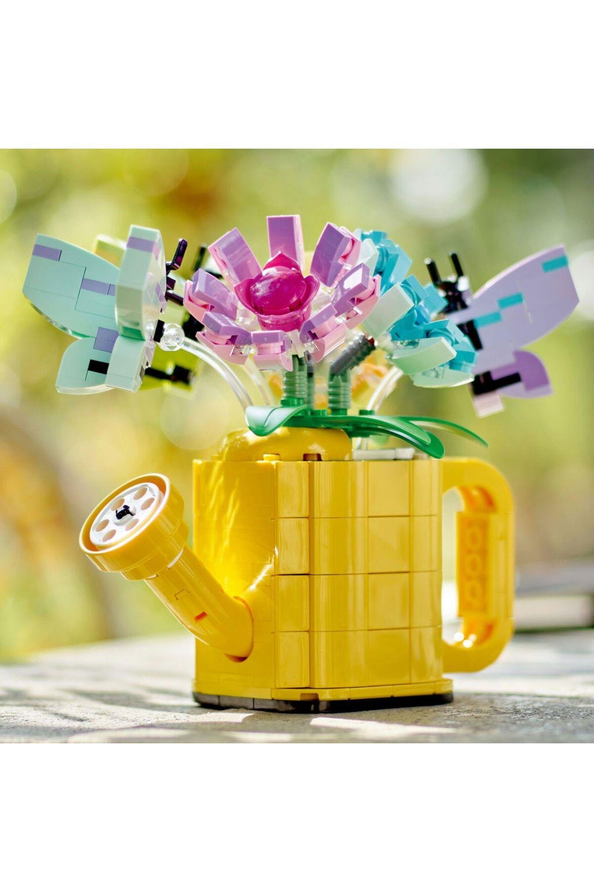 LEGO ® Creator Sulama Kabında Çiçekler 31149 -  3’ü 1 Arada Yaratıcı Oyuncak Yapım Seti (420 Parça)-Lego