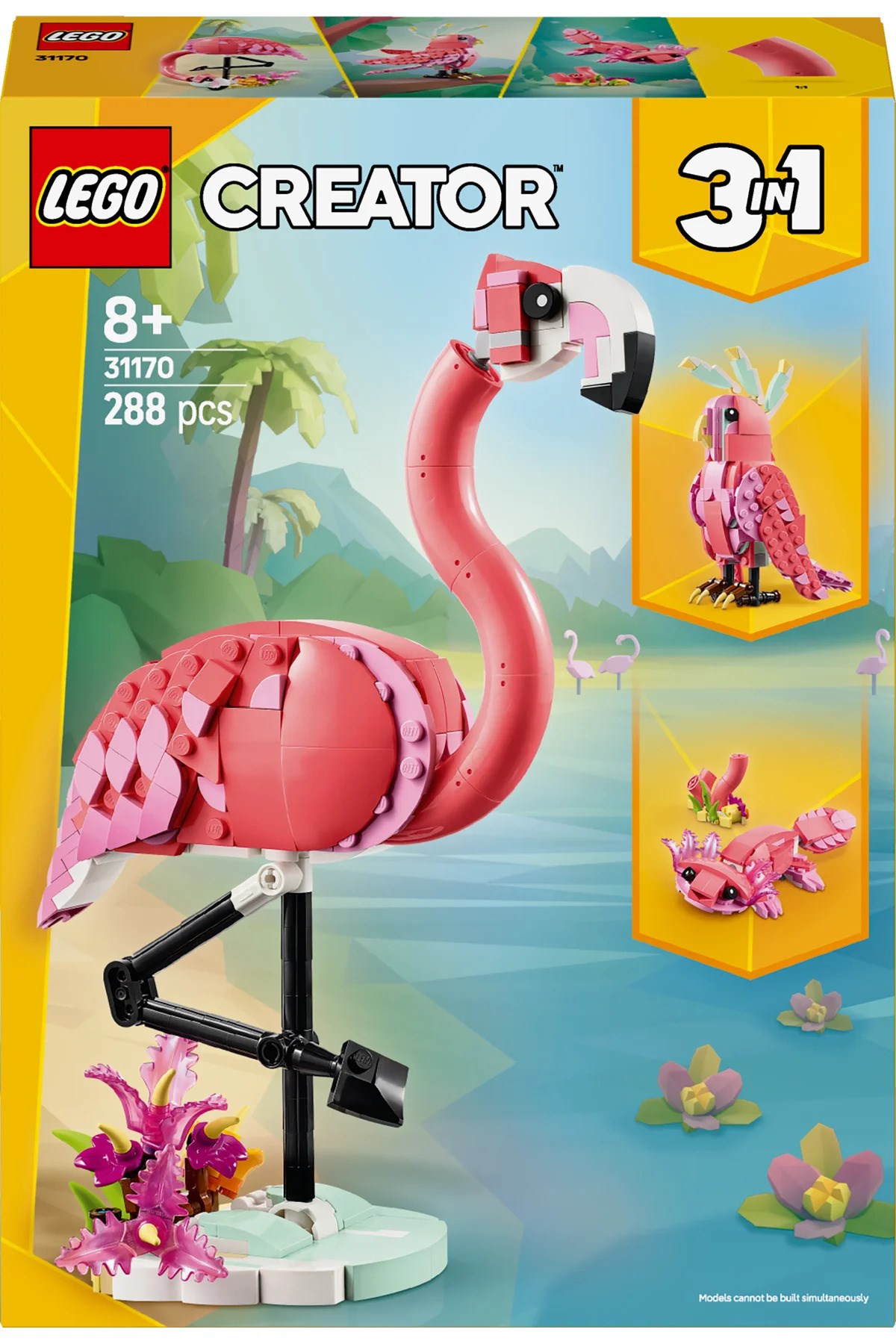 Lego Creator Vahşi Hayvanlar Pembe Flamingo 31170-Lego