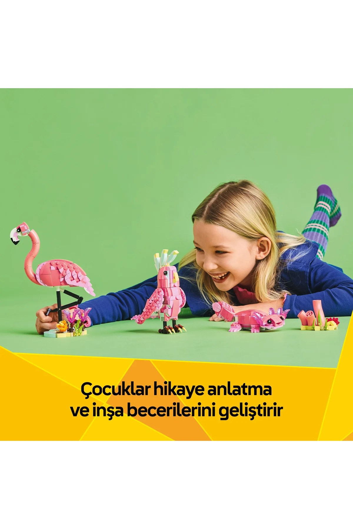 Lego Creator Vahşi Hayvanlar Pembe Flamingo 31170-Lego