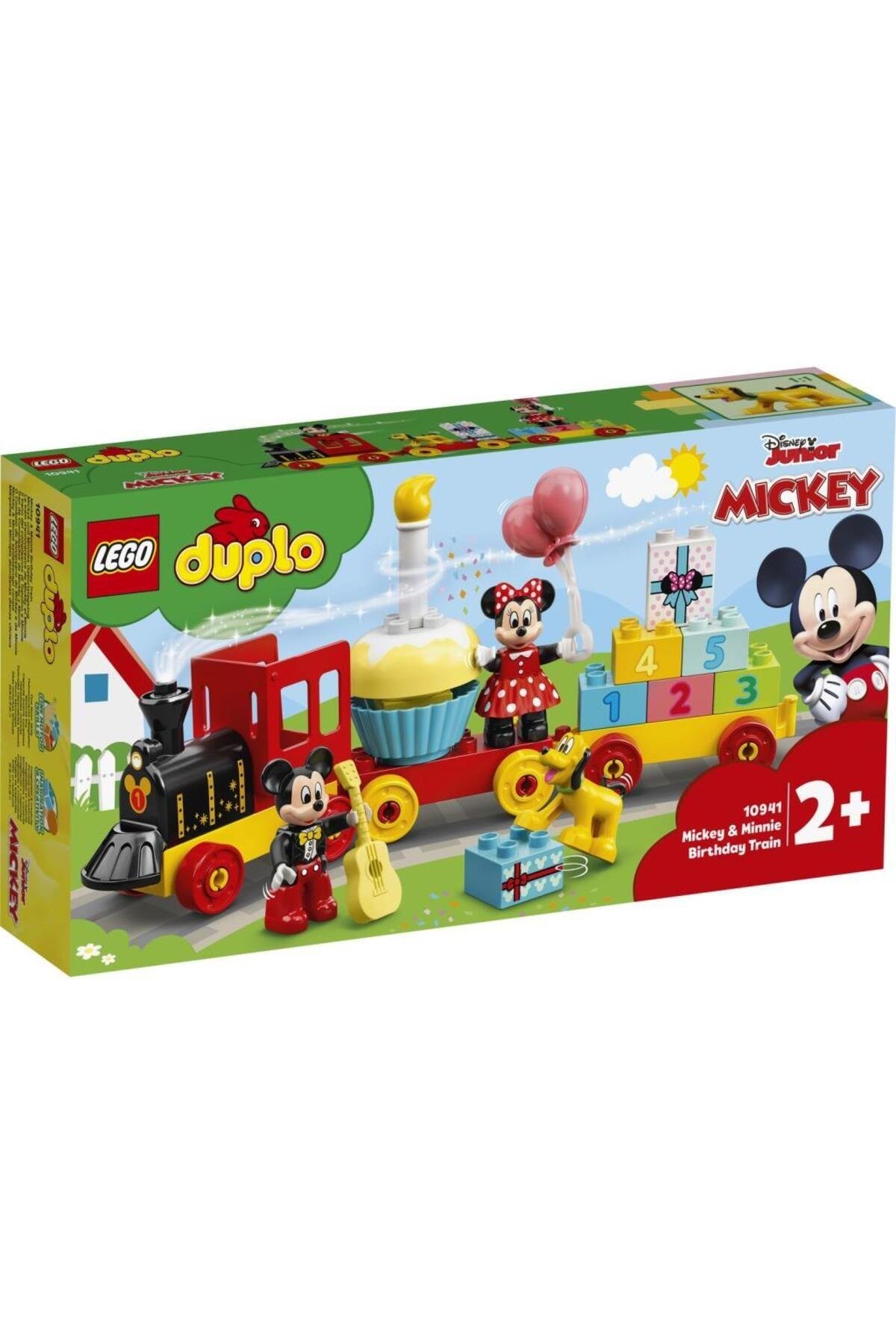 LEGO DUPLO® Disney Mickey ve Minnie Doğum Günü Treni 10941  Eğitici Yapım Seti (22 Parça)-Lego