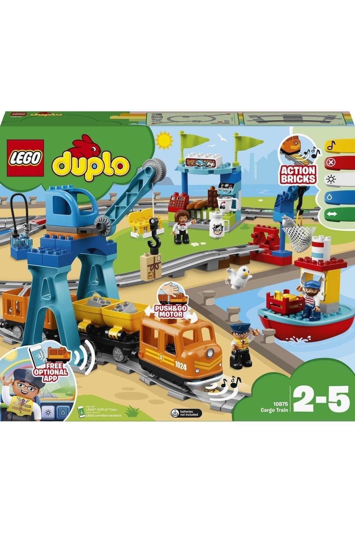 LEGO ® DUPLO® Kargo Treni 10875 - Çocuklar için Oyuncak Yapım Seti (105 Parça)-Lego