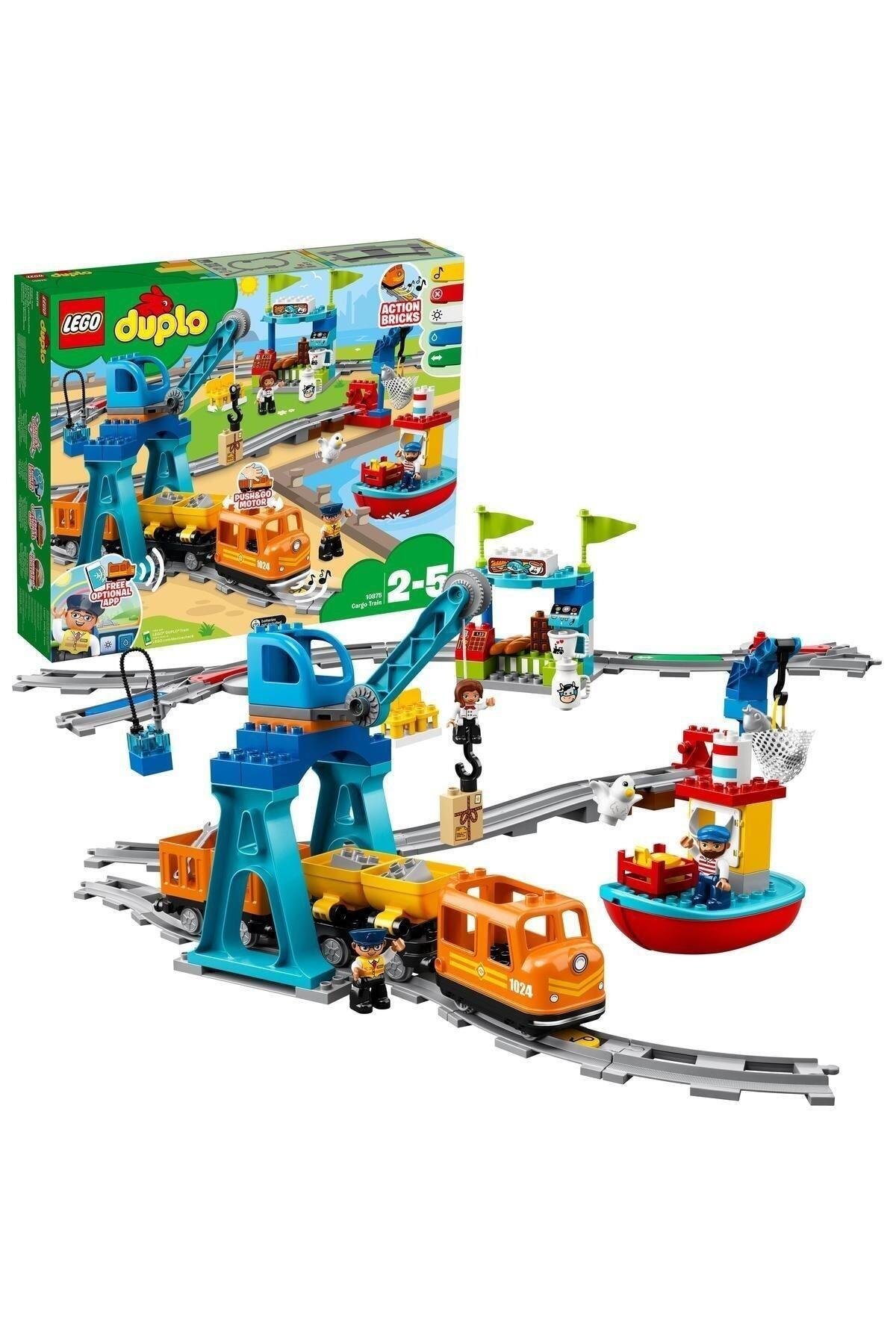 LEGO ® DUPLO® Kargo Treni 10875 - Çocuklar için Oyuncak Yapım Seti (105 Parça)-Lego