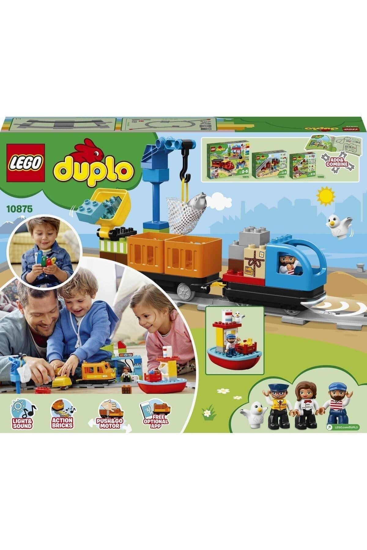LEGO ® DUPLO® Kargo Treni 10875 - Çocuklar için Oyuncak Yapım Seti (105 Parça)-Lego