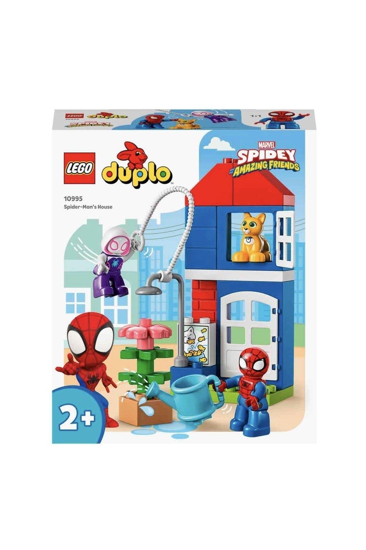 LEGO ® DUPLO® Marvel Örümcek Adam’ın Evi 10995 - Yaratıcı Süper Kahraman Oyuncak Yapım Seti(25 Parça)-Lego