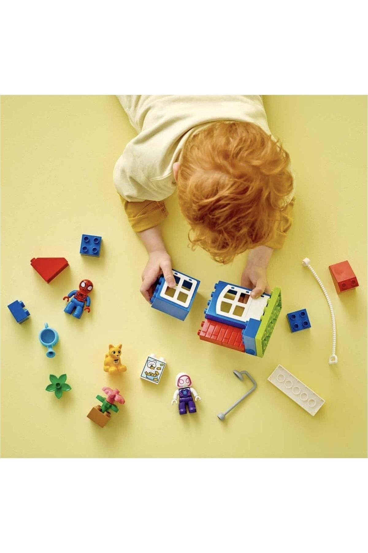 LEGO ® DUPLO® Marvel Örümcek Adam’ın Evi 10995 - Yaratıcı Süper Kahraman Oyuncak Yapım Seti(25 Parça)-Lego