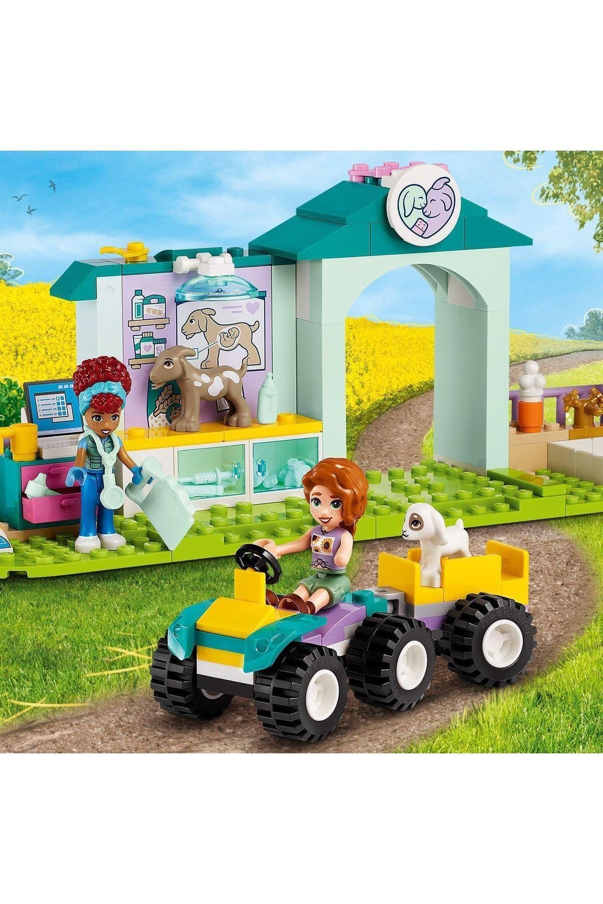 LEGO ® Friends Çiftlik Hayvanı Veteriner Kliniği 42632 -  Yaratıcı Oyuncak Yapım Seti (161 Parça)-Lego