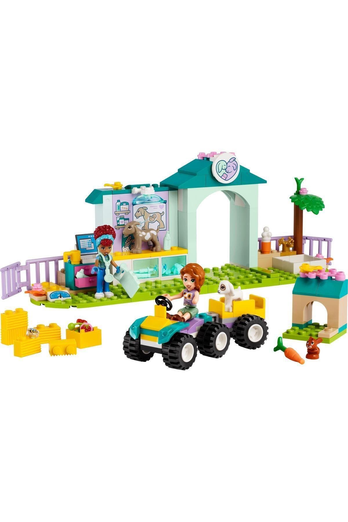 LEGO ® Friends Çiftlik Hayvanı Veteriner Kliniği 42632 -  Yaratıcı Oyuncak Yapım Seti (161 Parça)-Lego