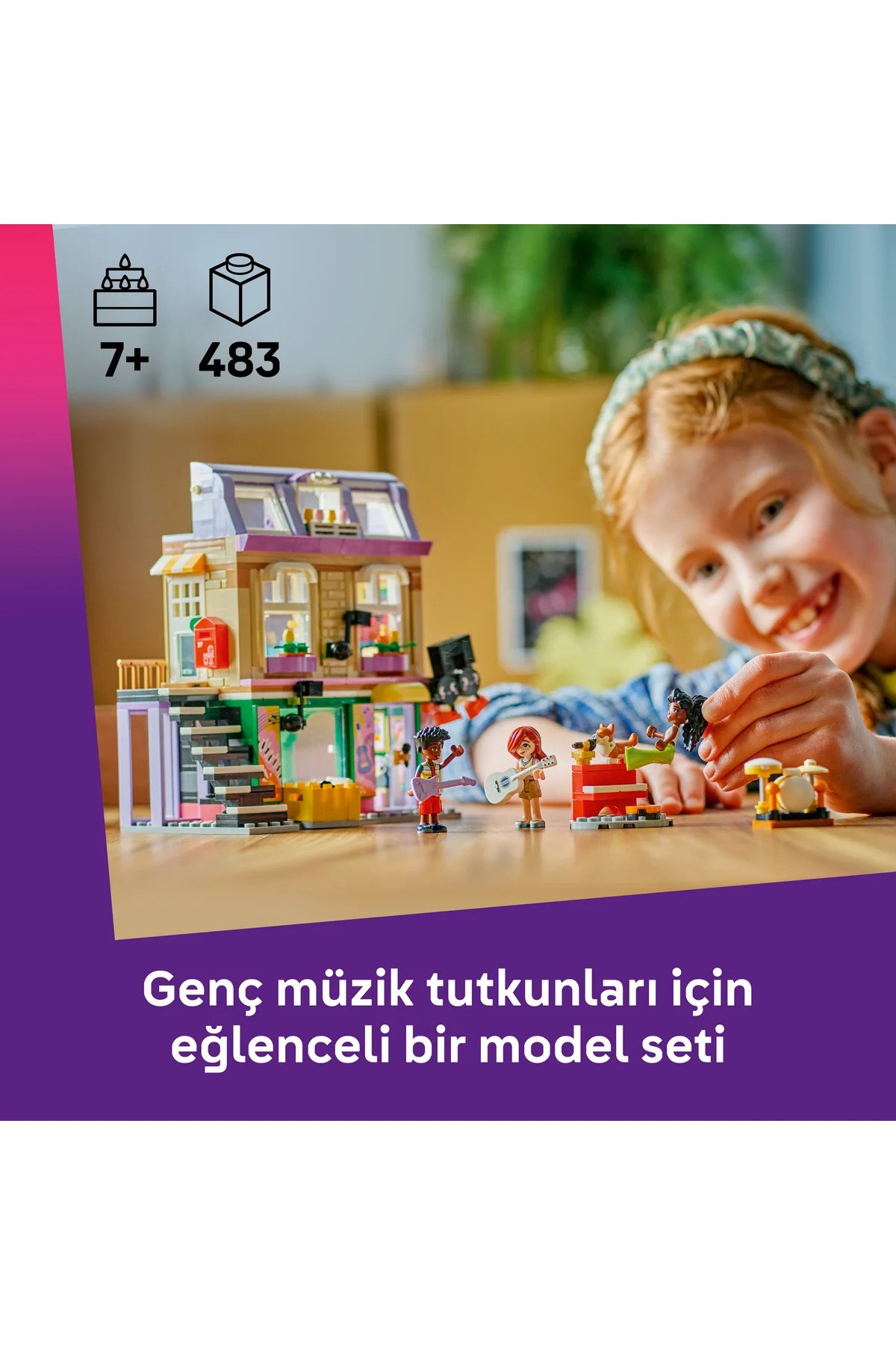 Lego Friends Müzik Mağazası ve Daire 42653-Lego