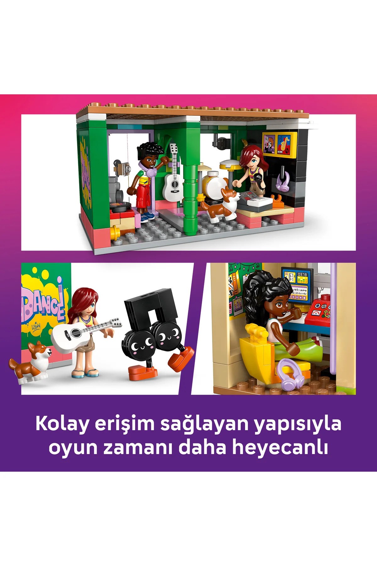 Lego Friends Müzik Mağazası ve Daire 42653-Lego