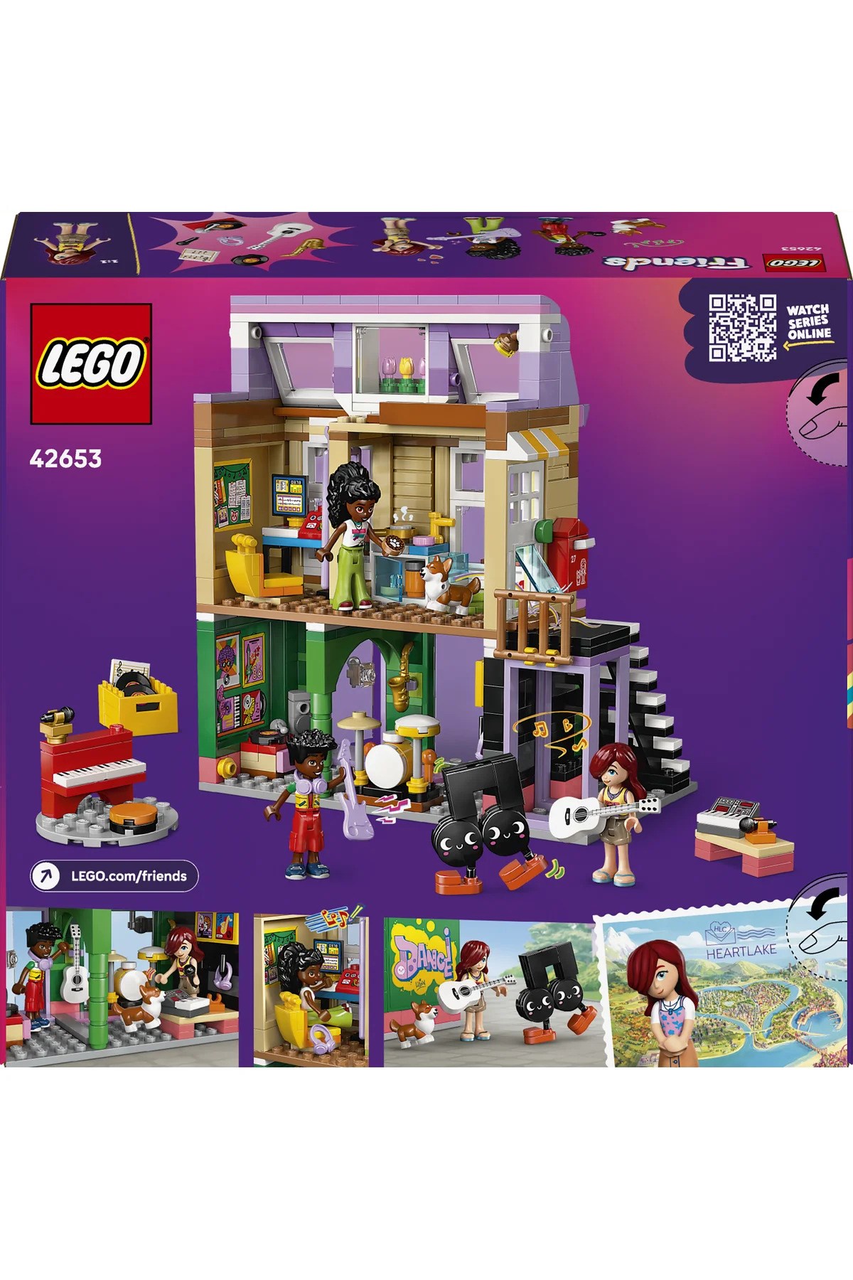 Lego Friends Müzik Mağazası ve Daire 42653-Lego
