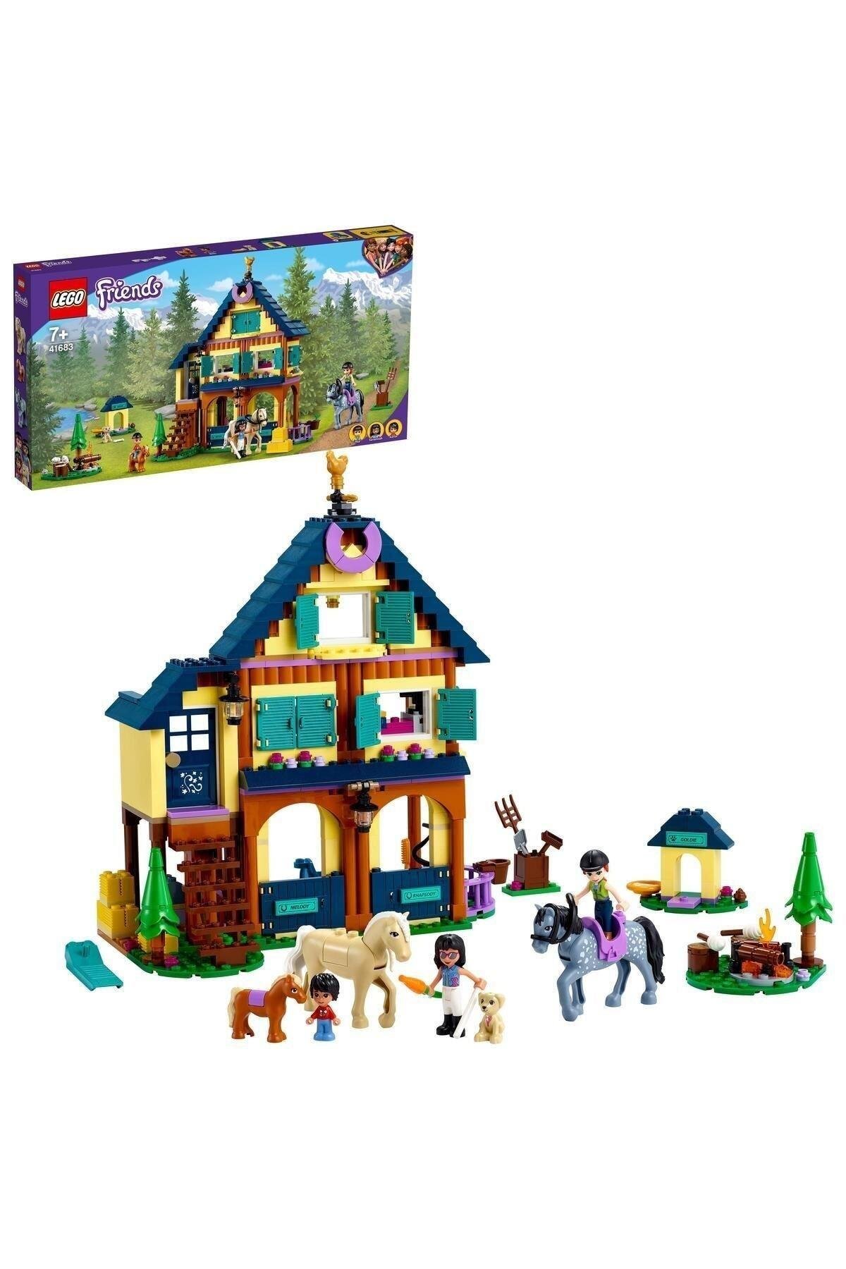 LEGO Friends Orman Binicilik Merkezi 41683 - Yaratıcı Çocuklar için Oyuncak Yapım Seti (511 Parça)-Lego