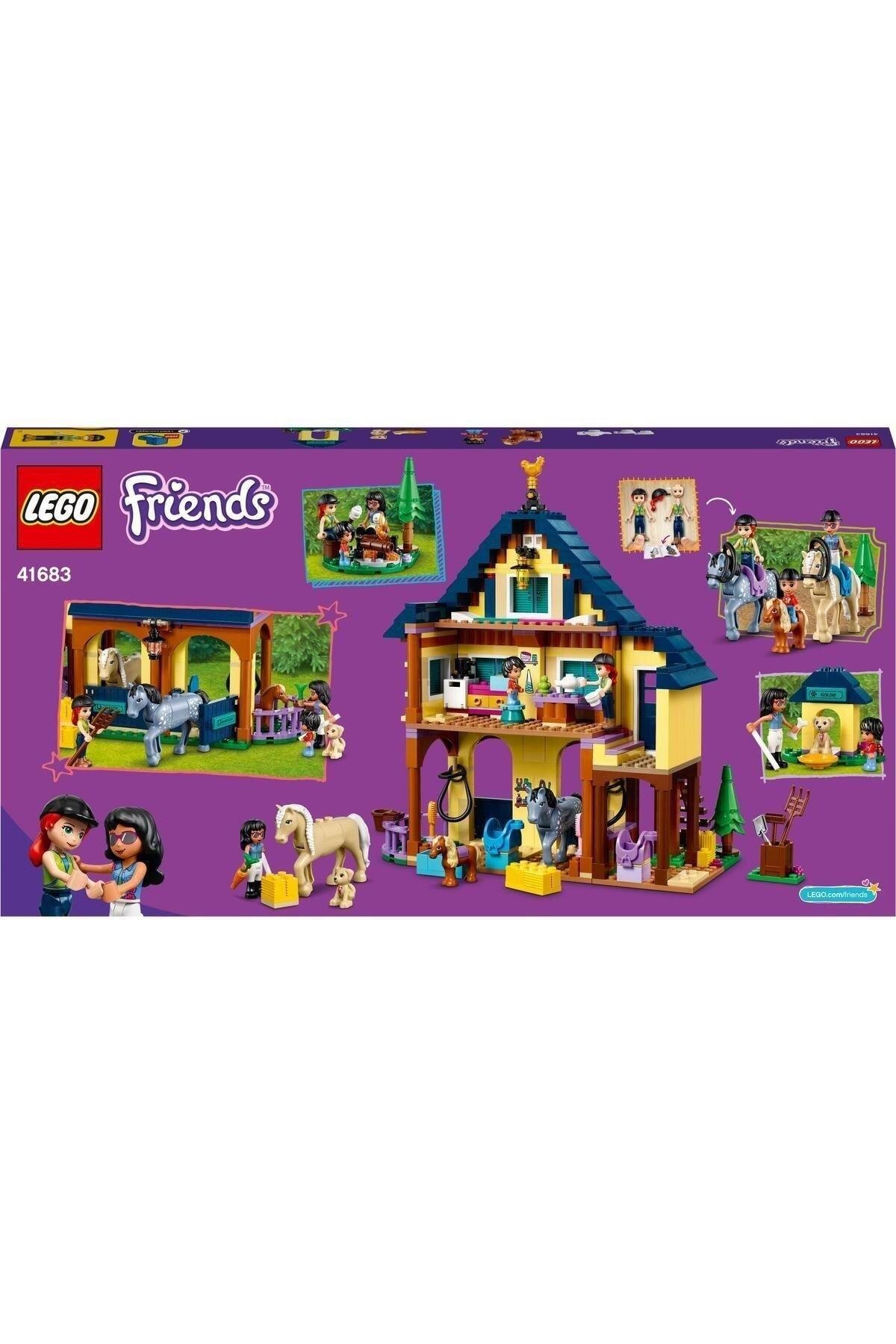 LEGO Friends Orman Binicilik Merkezi 41683 - Yaratıcı Çocuklar için Oyuncak Yapım Seti (511 Parça)-Lego