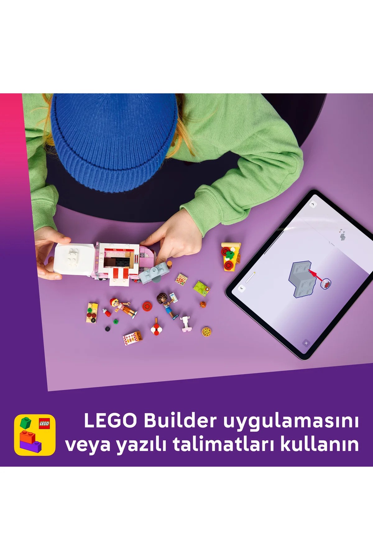 LEGO Friends Pizza Kamyonu 42694-Lego