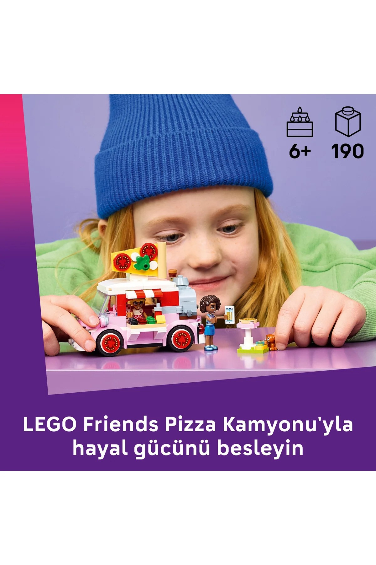 LEGO Friends Pizza Kamyonu 42694-Lego