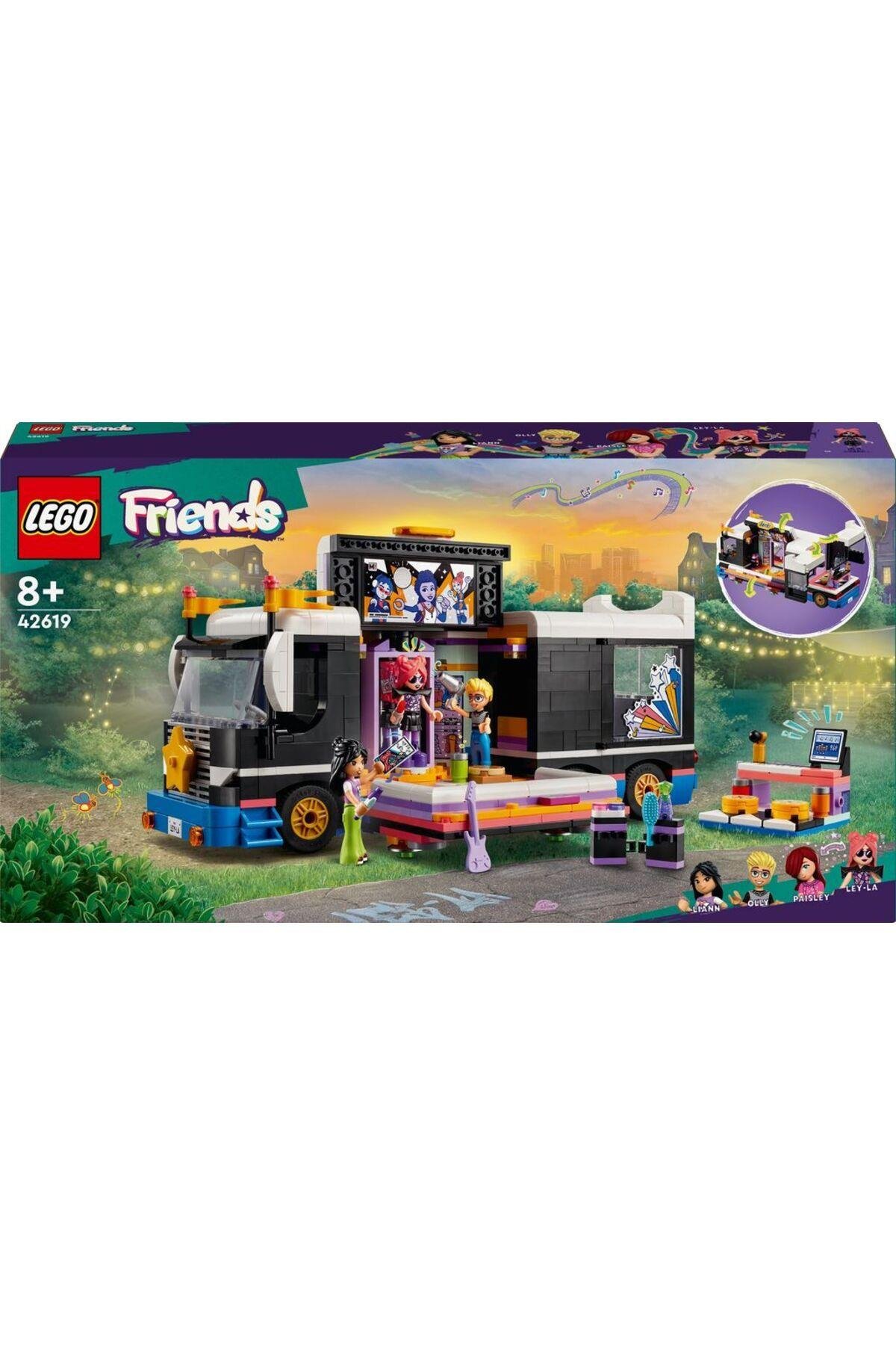 LEGO Friends Pop Star Müzik Turne Otobüsü 42619-Lego