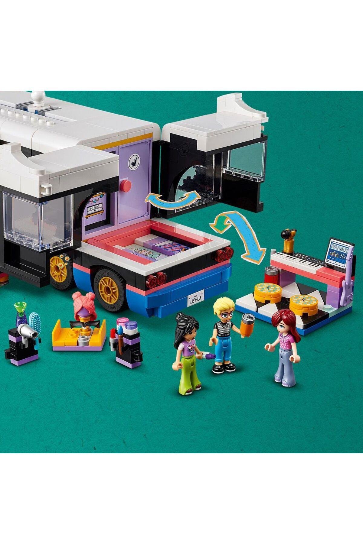 LEGO Friends Pop Star Müzik Turne Otobüsü 42619-Lego