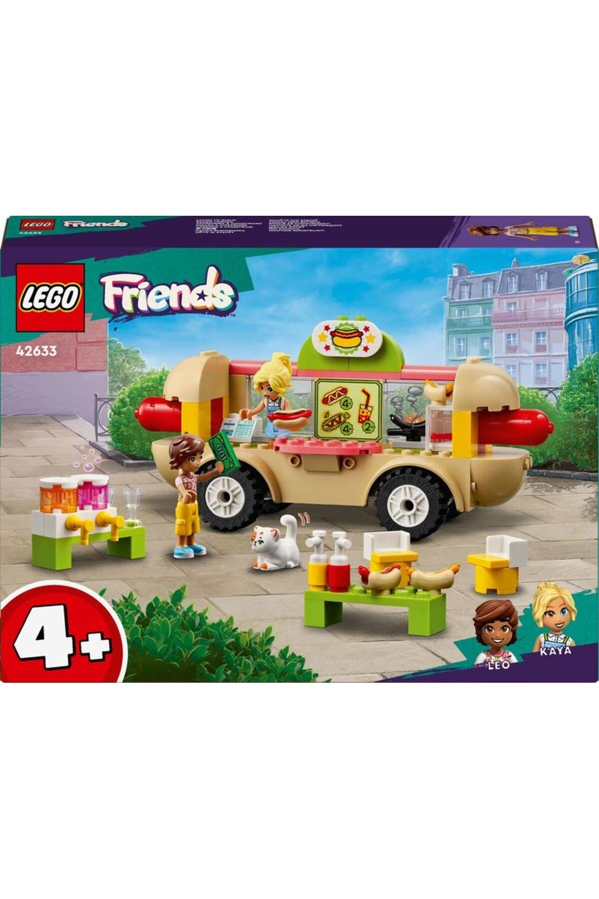 LEGO ® Friends Sosisli Sandviç Arabası 42633 -  Yaratıcı Oyuncak Yapım Seti (100 Parça)-Lego