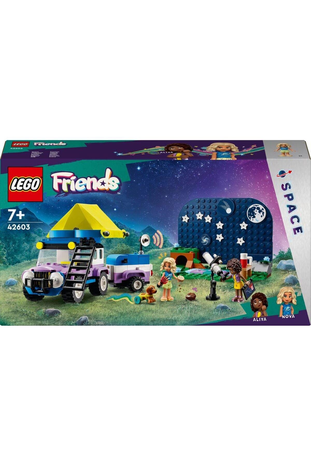 LEGO ® Friends Yıldız Gözlemleme Kamp Aracı 42603 - Yaratıcı Oyuncak Yapım Seti (364 Parça)-Lego