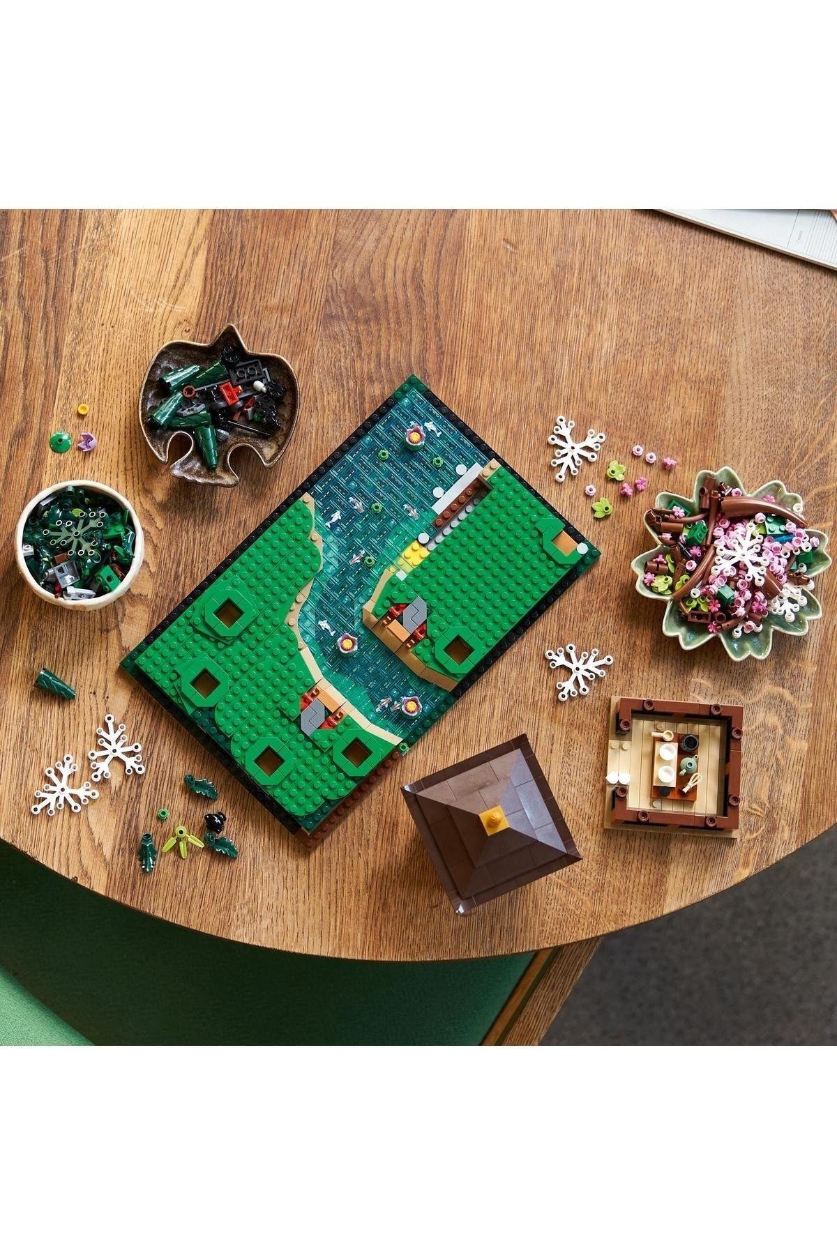 LEGO ® Icons Huzurlu Bahçe 10315 - Yetişkinler için Yaratıcı Yapım ve Sergileme Seti (1363 Parça)-Lego