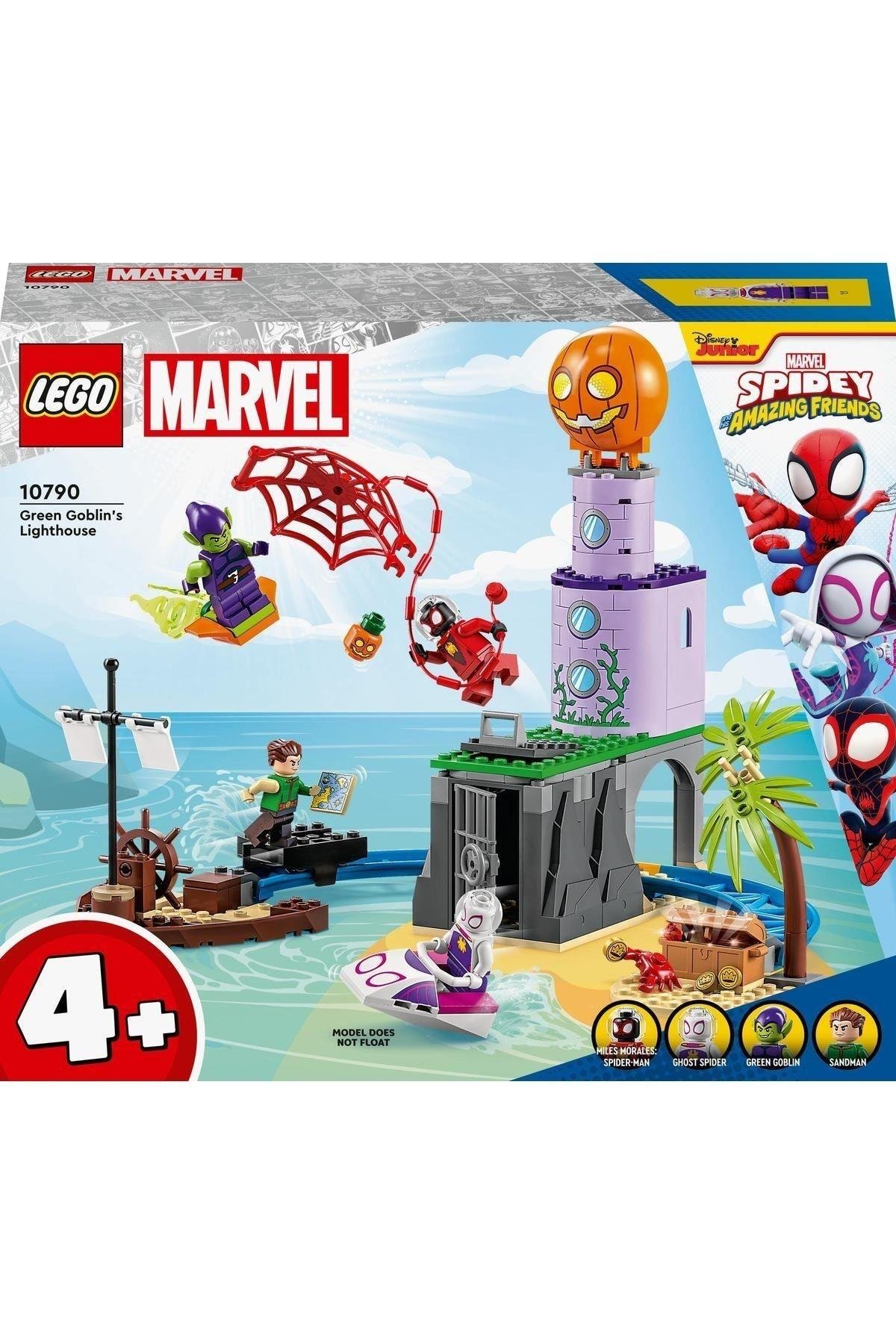 LEGO ® Marvel Spidey Ekibi Yeşil Goblin’in Deniz Fenerinde 10790 - Yaratıcı Oyuncak Seti(149 Parça)-Lego