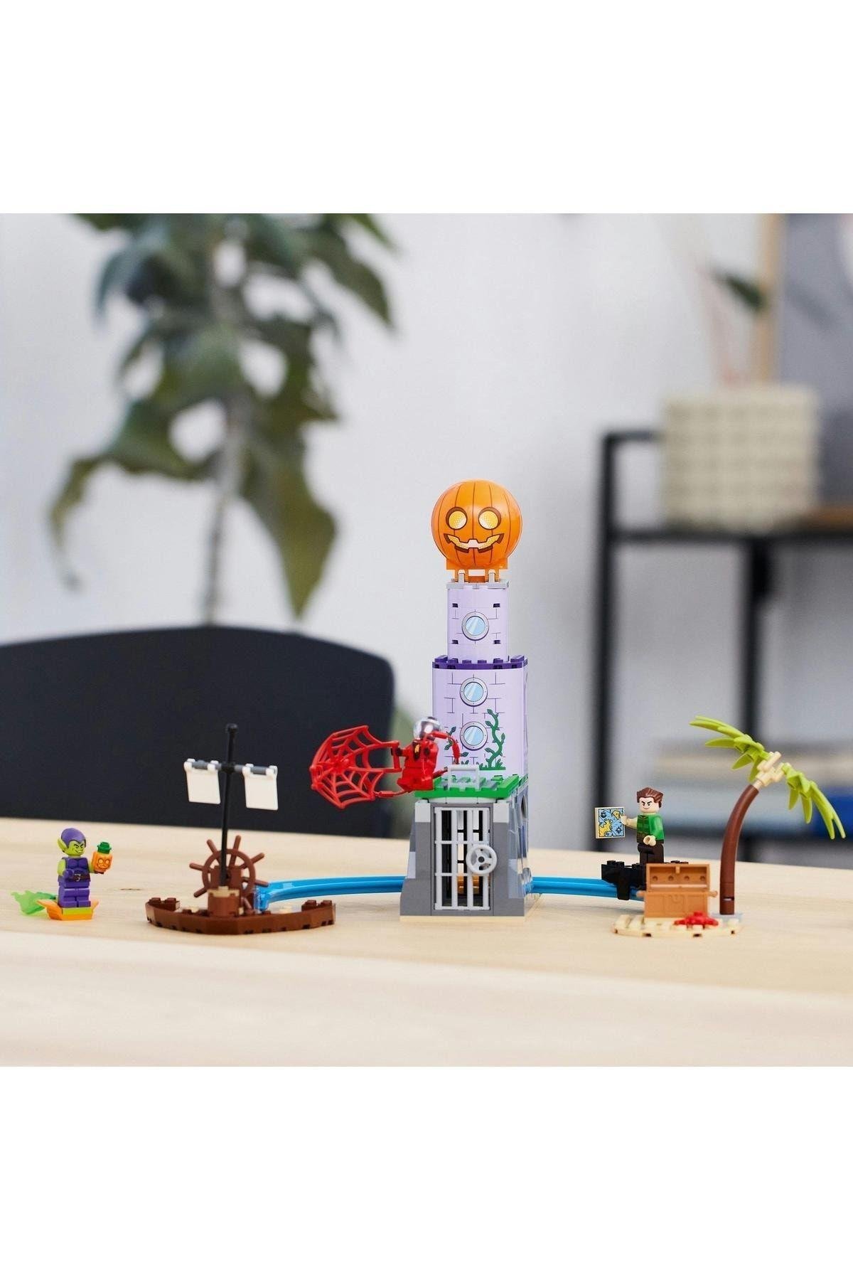 LEGO ® Marvel Spidey Ekibi Yeşil Goblin’in Deniz Fenerinde 10790 - Yaratıcı Oyuncak Seti(149 Parça)-Lego