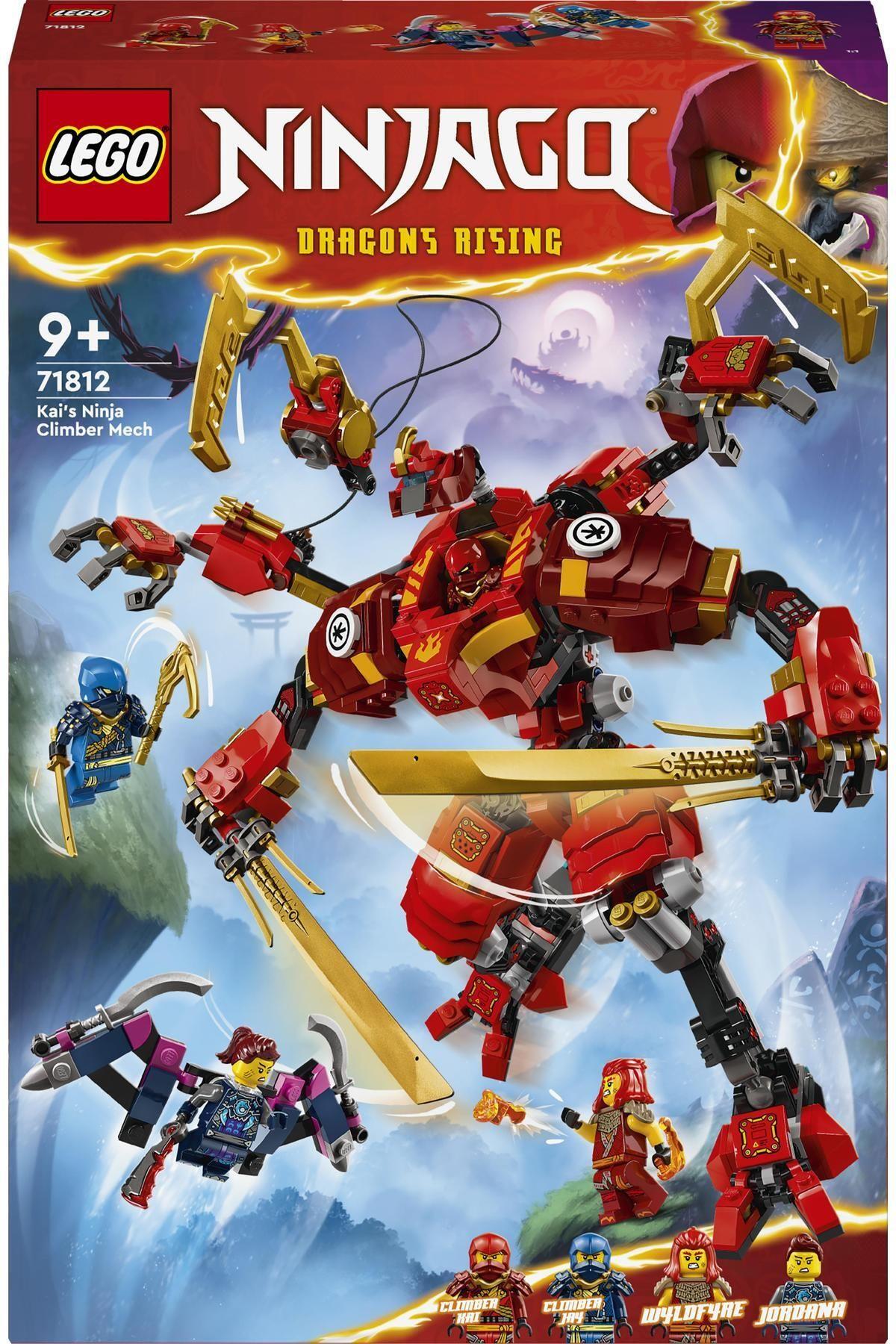 LEGO ® NINJAGO® Kai’nin Ninja Tırmanma Robotu 71812 - 9 Yaş ve Üzeri İçin Yapım Seti (623 Parça)-Lego