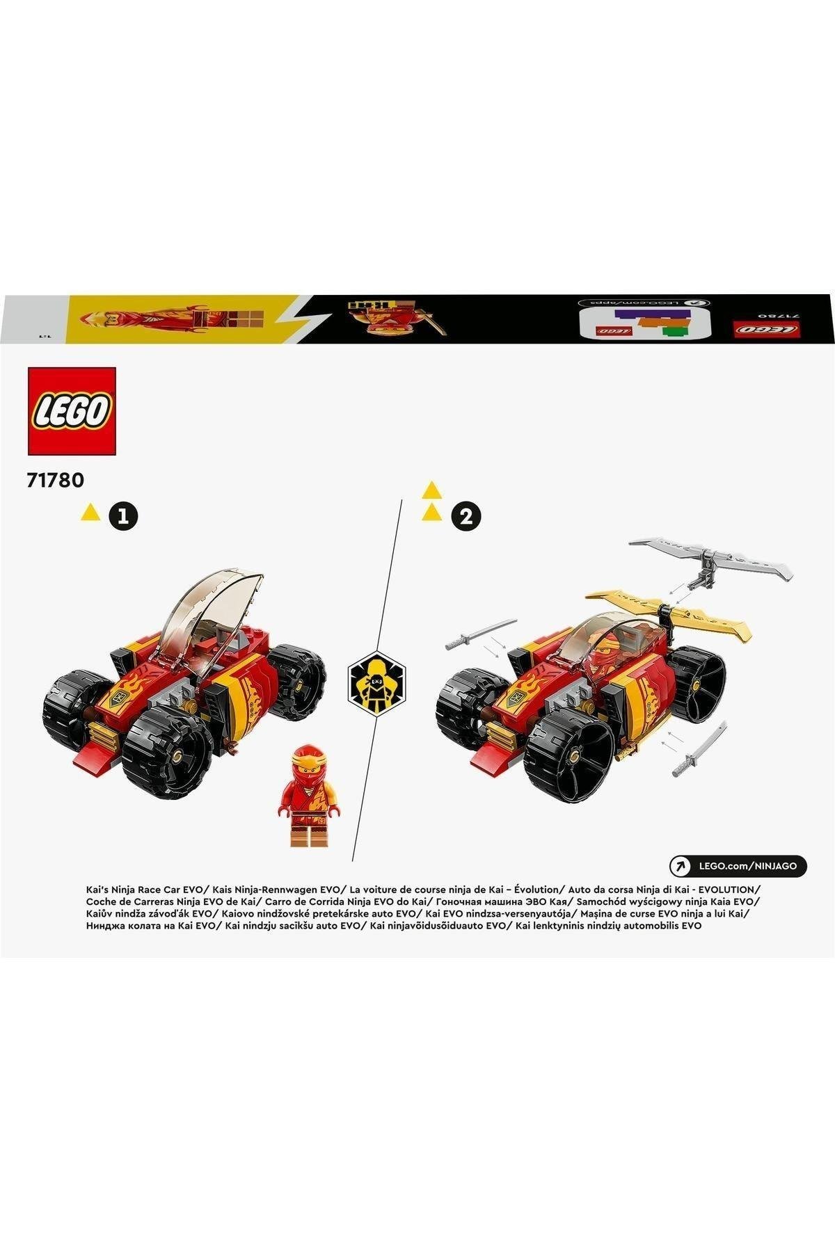LEGO ® NINJAGO® Kai’nin Ninja Yarış Arabası EVO 71780 - 6 Yaş ve Üzeri için Yapım Seti (94 Parça)-Lego