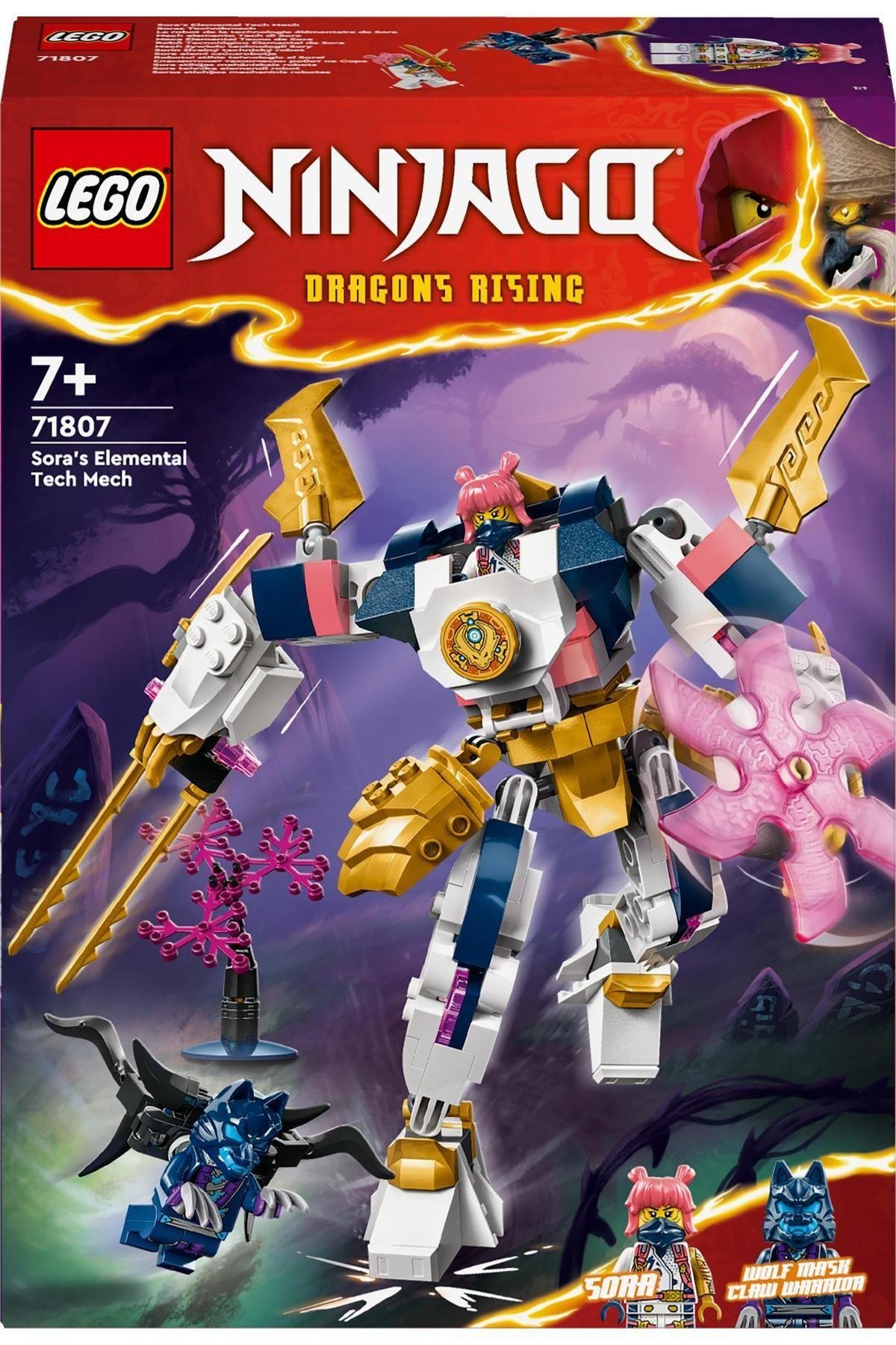 LEGO ® NINJAGO® Sora’nın Teknoloji Elementi Robotu Oyuncağı 71807 (209 Parça)-Lego