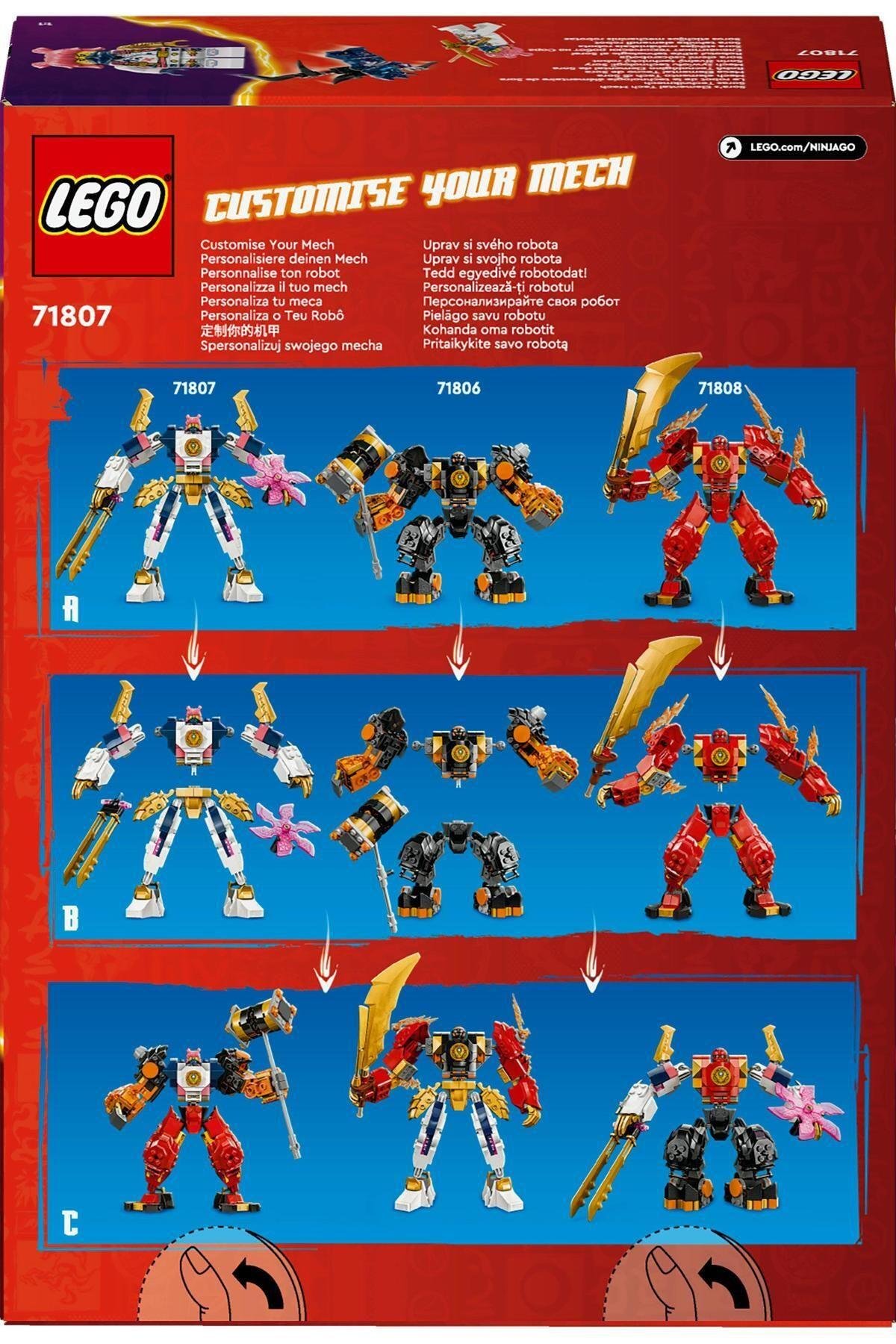 LEGO ® NINJAGO® Sora’nın Teknoloji Elementi Robotu Oyuncağı 71807 (209 Parça)-Lego