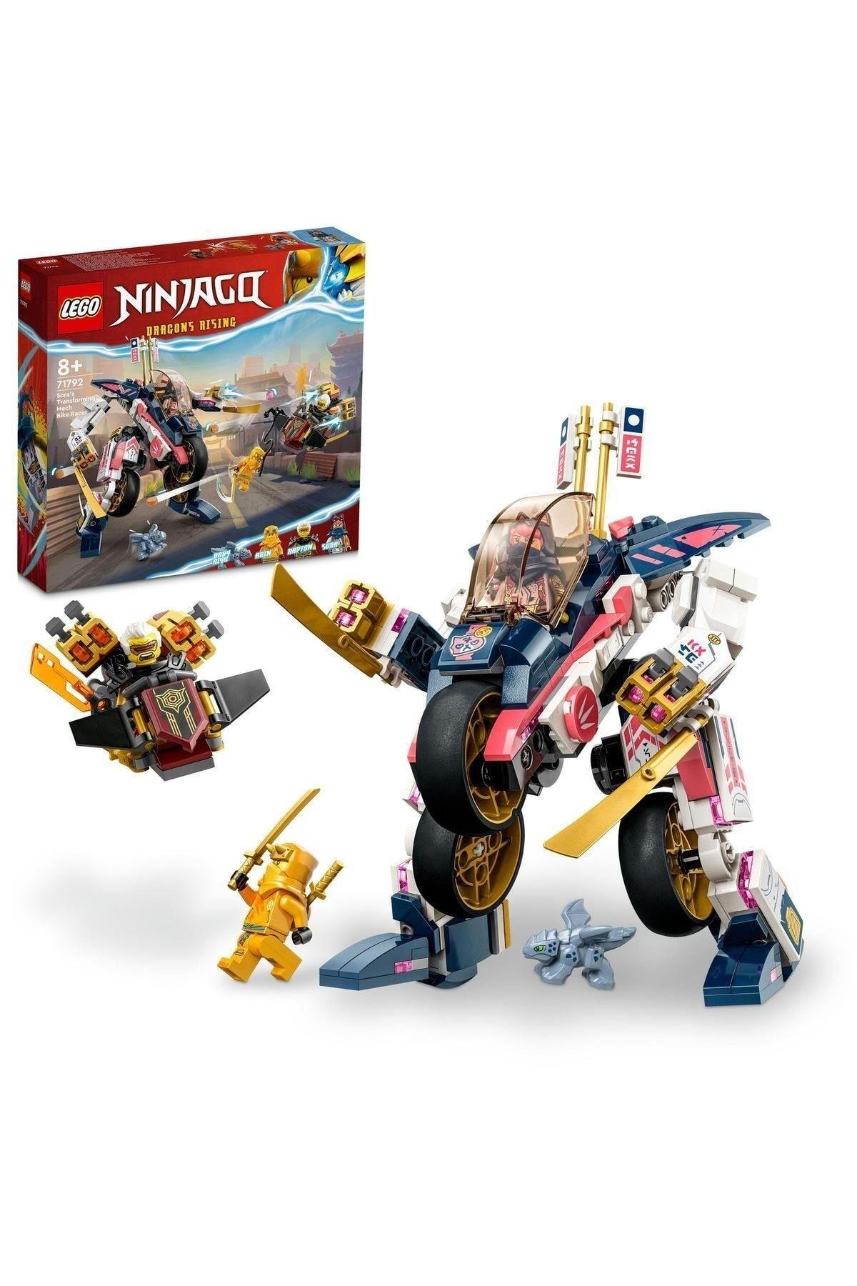 LEGO ®  Ninjago Sora'nın Dönüşen Robot Motosiklet Yarışçısı 71792-Lego