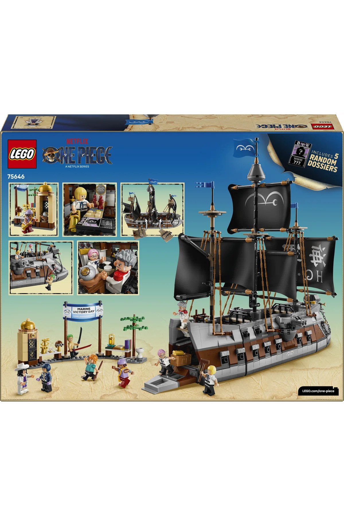 LEGO One Piece Garp’ın Savaş Gemisi 75646-Lego