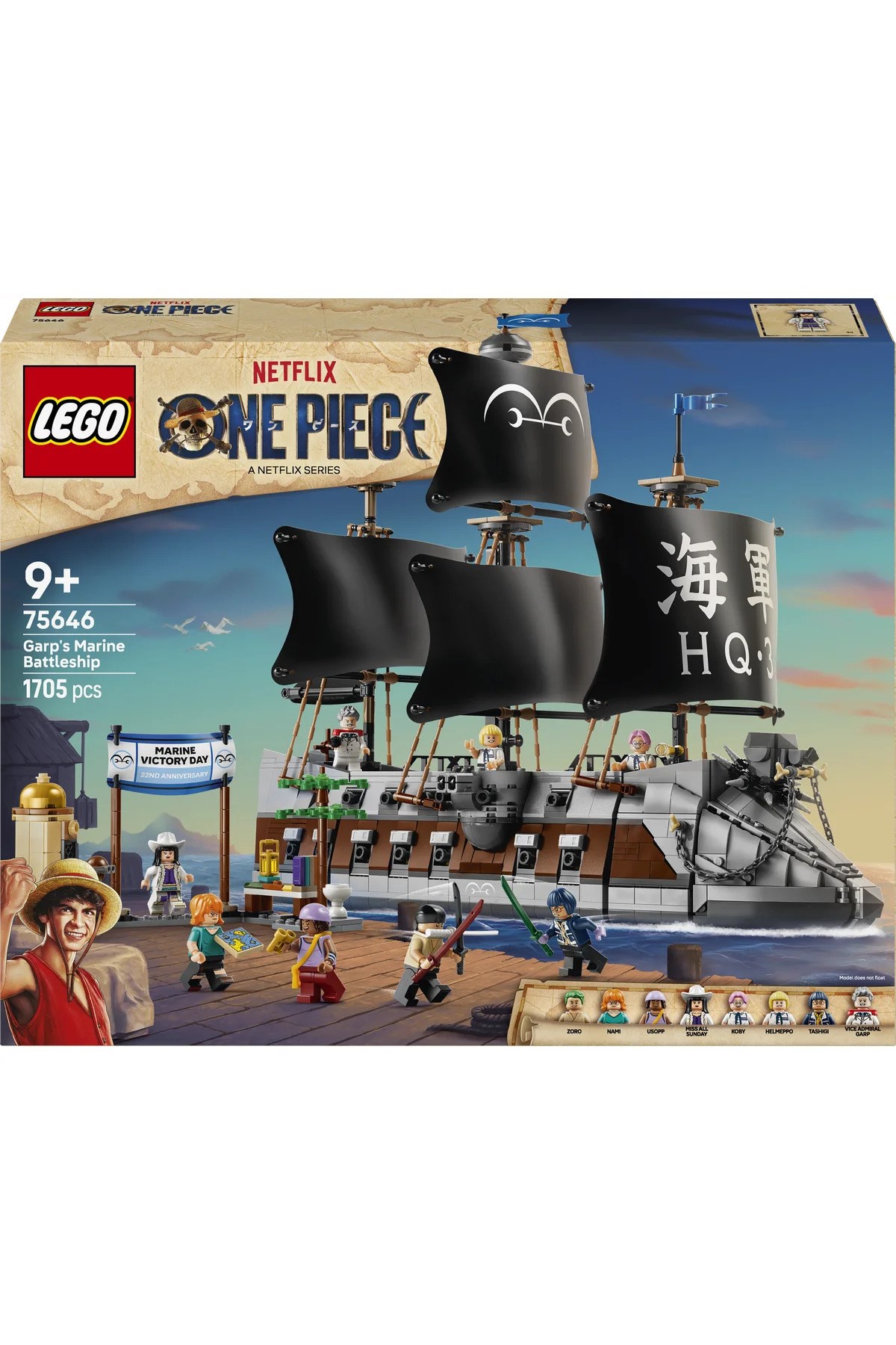 LEGO One Piece Garp’ın Savaş Gemisi 75646-Lego
