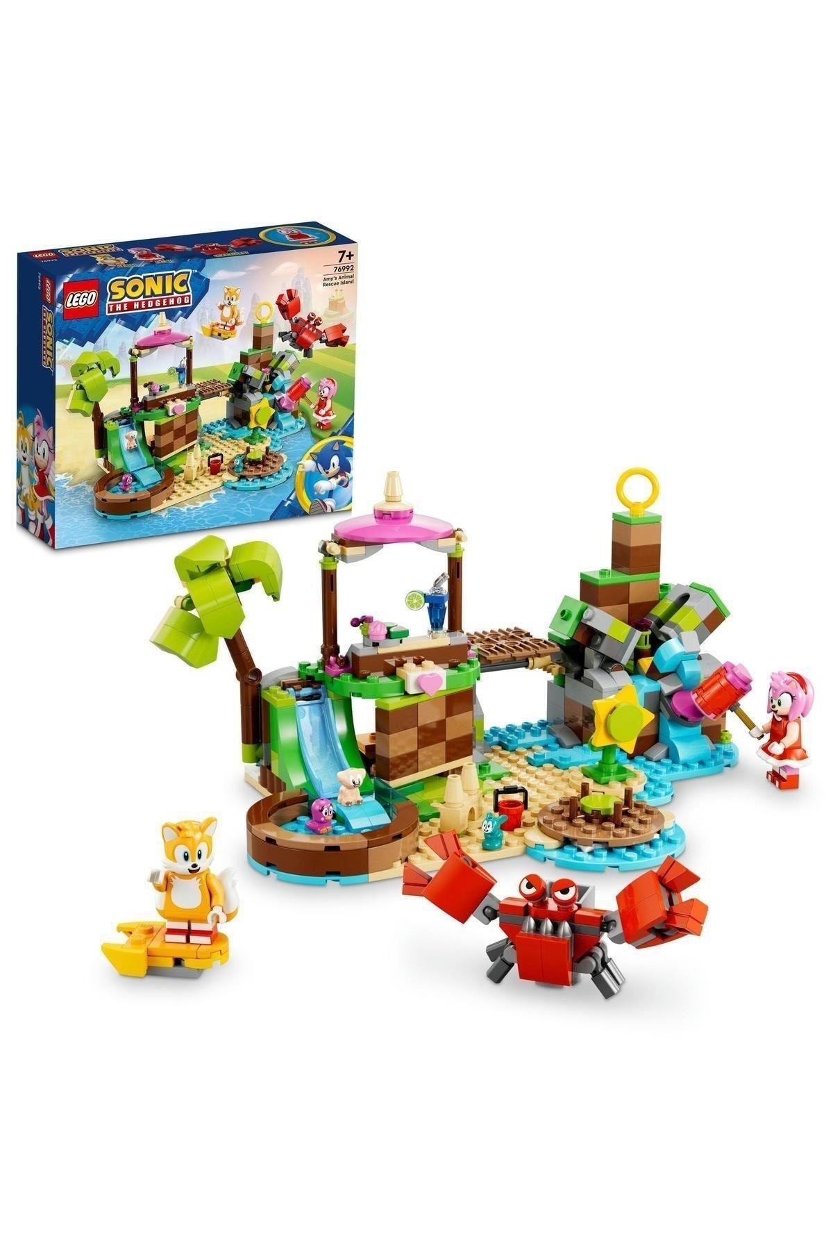 LEGO ® Sonic the Hedgehog™ Amy’nin Hayvan Kurtarma Adası 76992 - Oyuncak Yapım Seti (388 Parça)-Lego