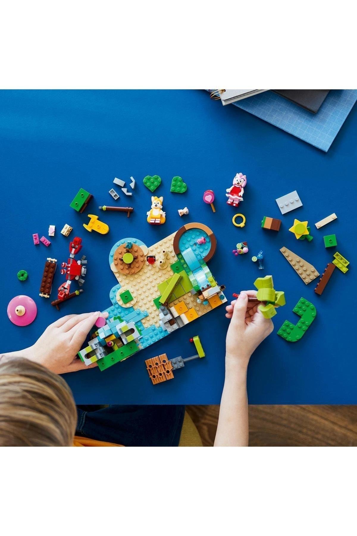 LEGO ® Sonic the Hedgehog™ Amy’nin Hayvan Kurtarma Adası 76992 - Oyuncak Yapım Seti (388 Parça)-Lego