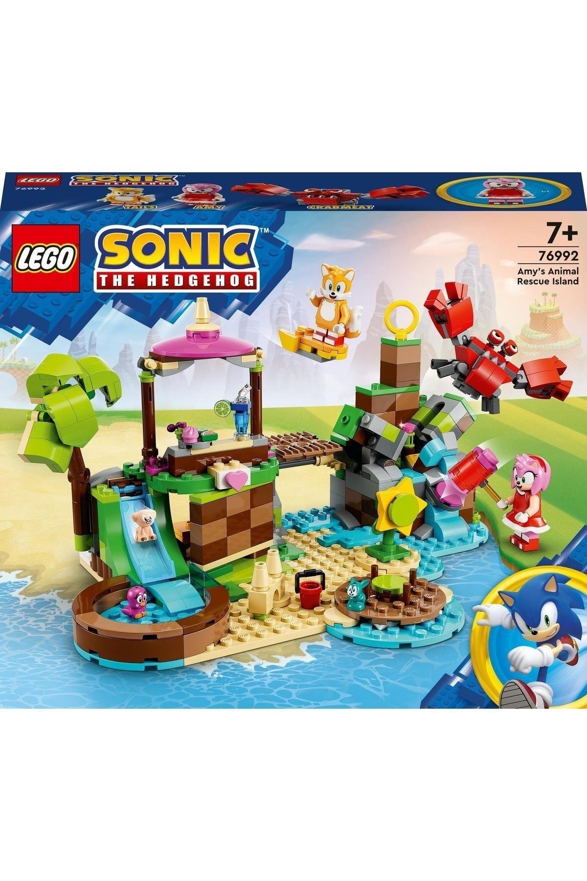 LEGO ® Sonic the Hedgehog™ Amy’nin Hayvan Kurtarma Adası 76992 - Oyuncak Yapım Seti (388 Parça)-Lego