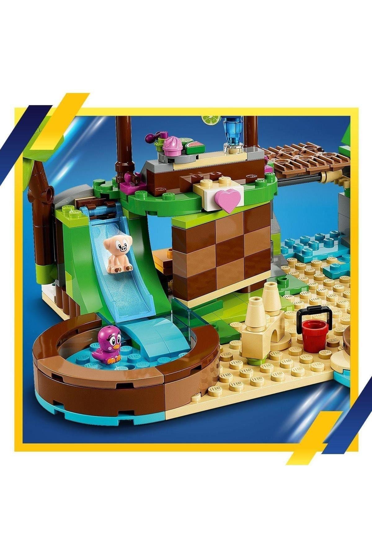 LEGO ® Sonic the Hedgehog™ Amy’nin Hayvan Kurtarma Adası 76992 - Oyuncak Yapım Seti (388 Parça)-Lego