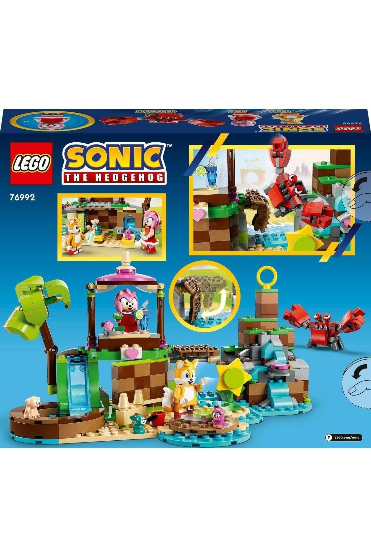 LEGO ® Sonic the Hedgehog™ Amy’nin Hayvan Kurtarma Adası 76992 - Oyuncak Yapım Seti (388 Parça)-Lego