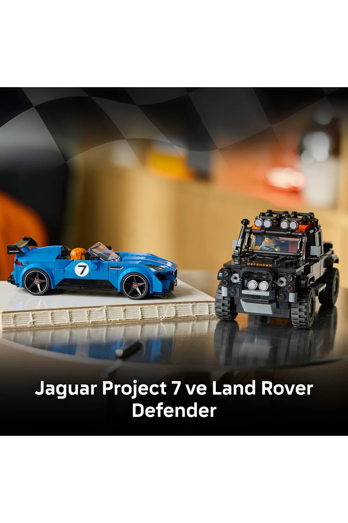 LEGO Speed Champions Jaguar Project 7 ve Land Rover Defender 77264-Lego