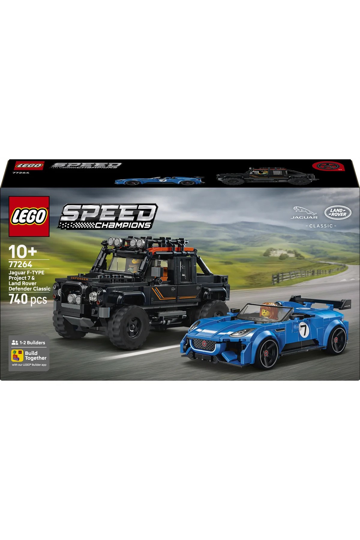 LEGO Speed Champions Jaguar Project 7 ve Land Rover Defender 77264-Lego