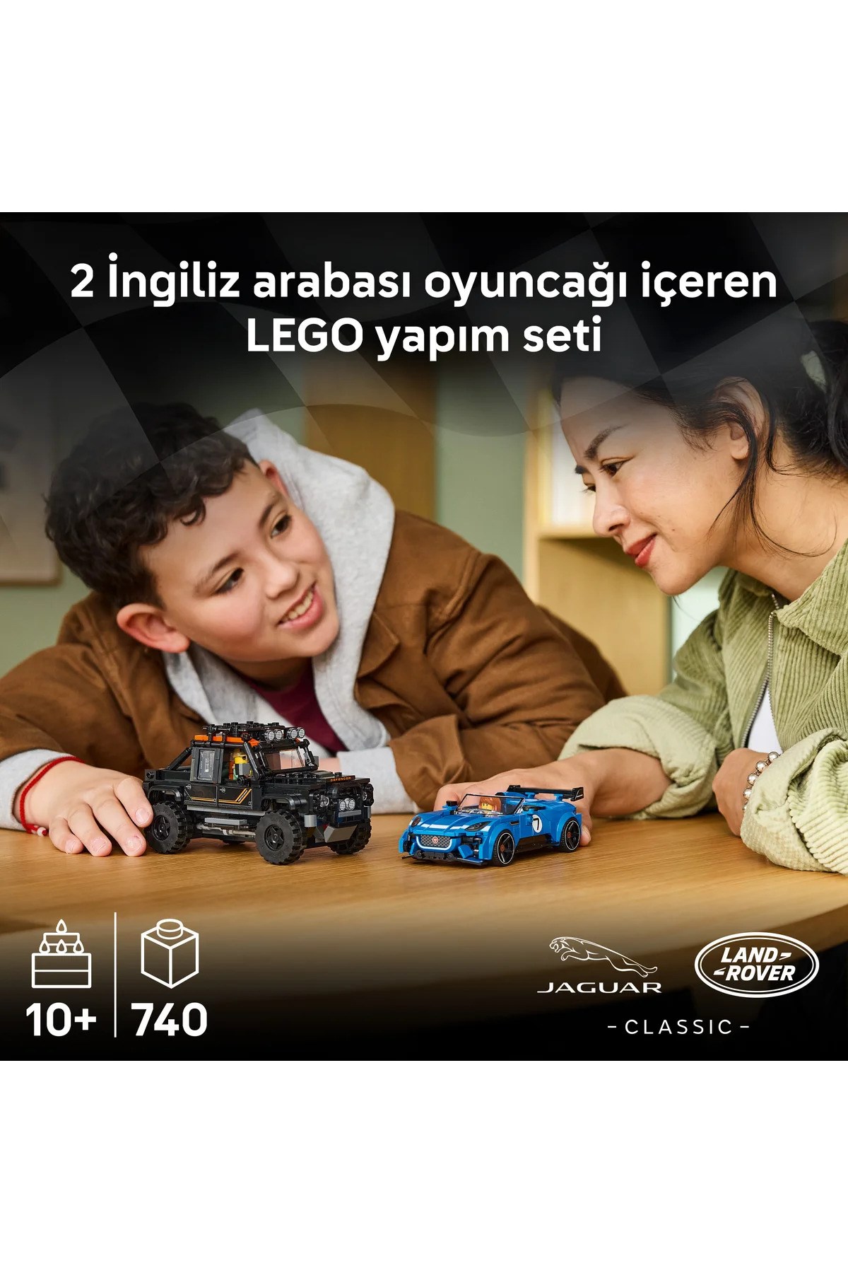 LEGO Speed Champions Jaguar Project 7 ve Land Rover Defender 77264-Lego