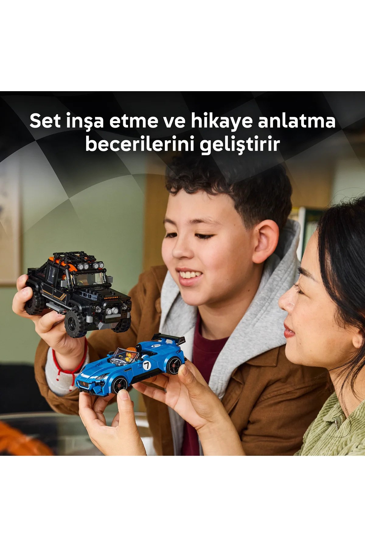 LEGO Speed Champions Jaguar Project 7 ve Land Rover Defender 77264-Lego