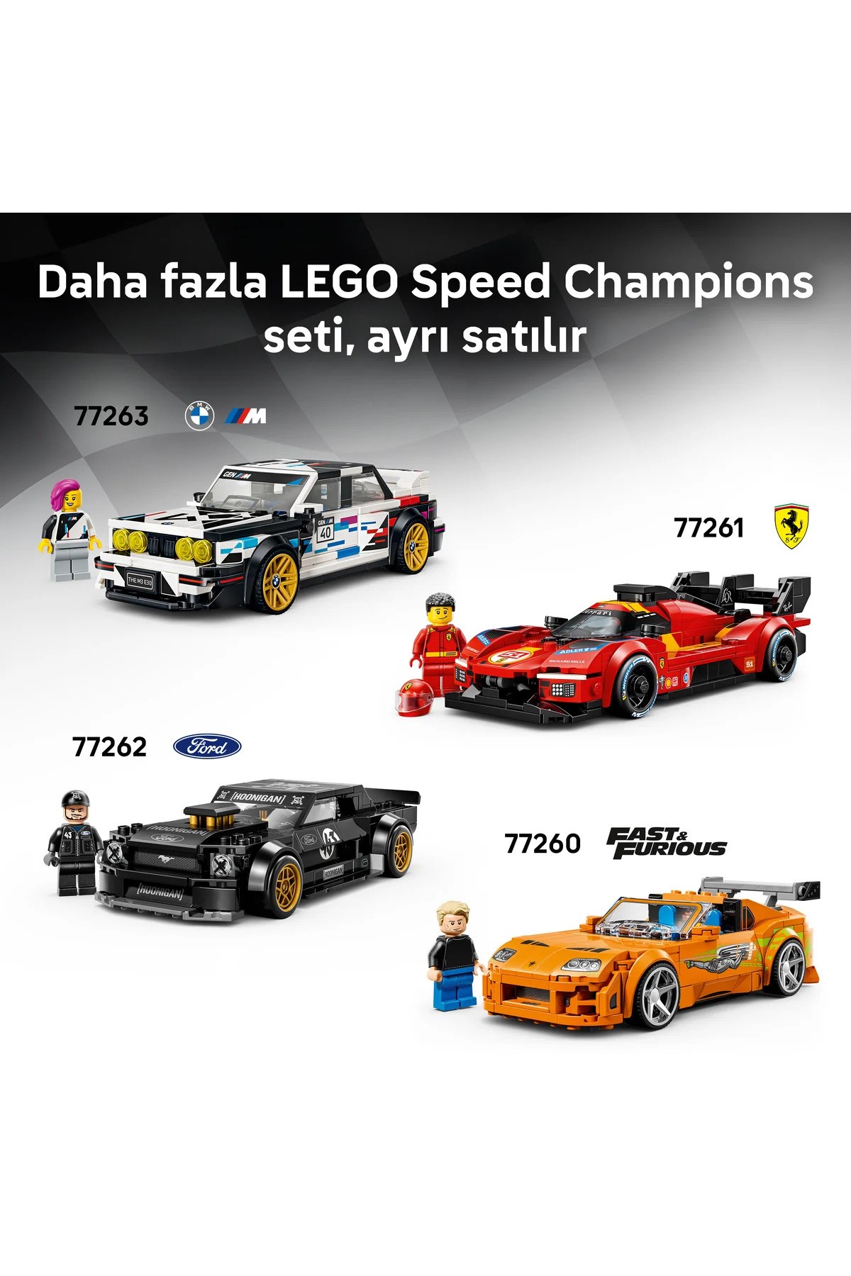 LEGO Speed Champions Jaguar Project 7 ve Land Rover Defender 77264-Lego