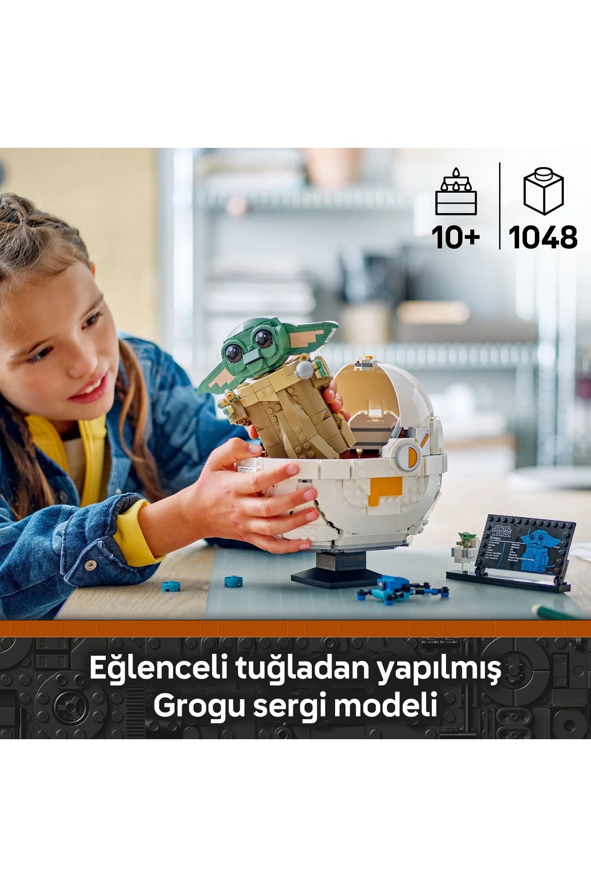 LEGO Star Wars Uçan Bebek Arabalı Grogu 75403-Lego
