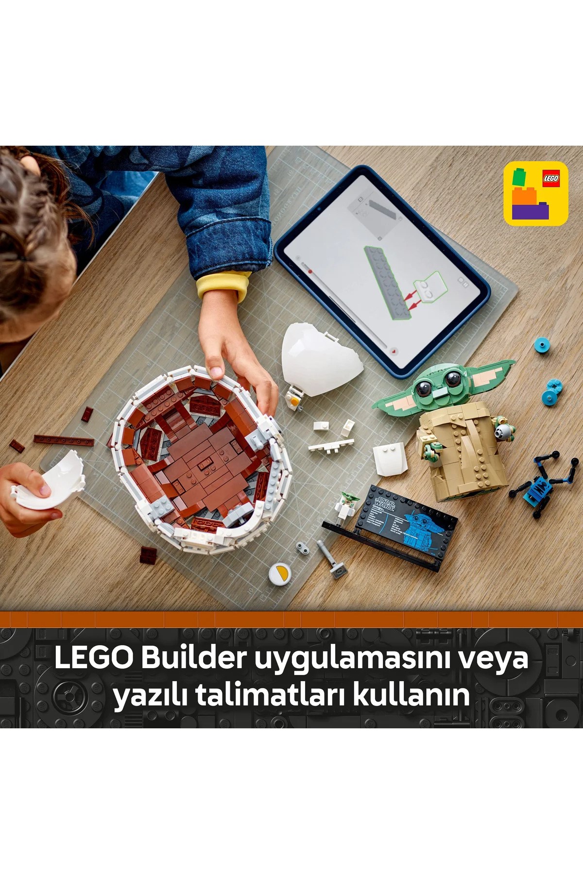 LEGO Star Wars Uçan Bebek Arabalı Grogu 75403-Lego